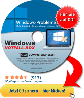 Windows-Notfall-Box - Jetzt CD sichern - hier klicken!