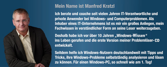 Mein Name ist Manfred Kratzl...