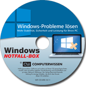 Inklusive: Die  Windows Notfall Box-CD